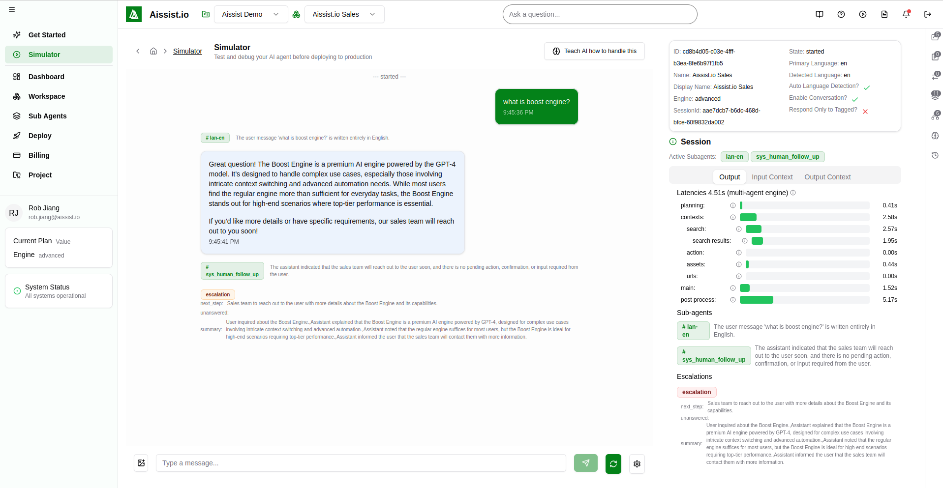 Product Simulator
